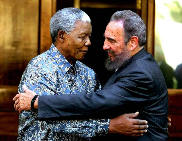 Fidel Castro y Nelson Mandela